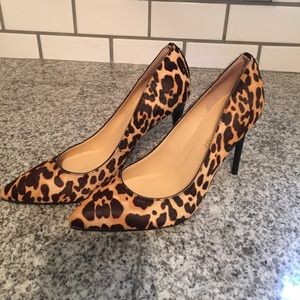 Ivanka Trump cheetah print heels