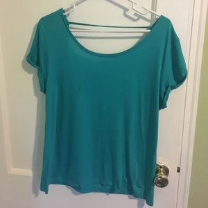 Basic tee with low back