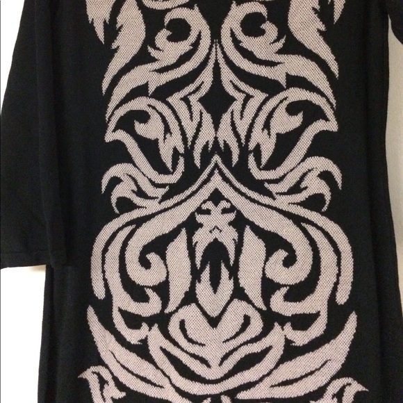 Nine West black Baroque Jaquard sweater dress - Picture 3 of 4