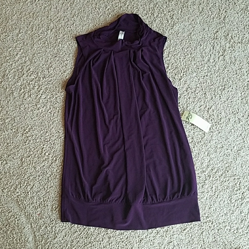 Dark purple tunic