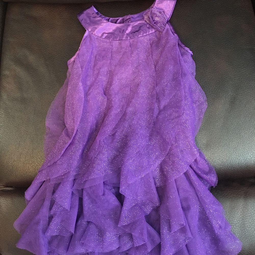 Purple sparkly 4t dress