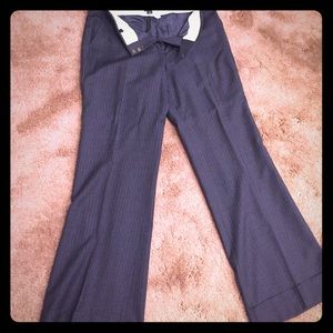 J.Crew city fit wide-leg pinstripe trousers