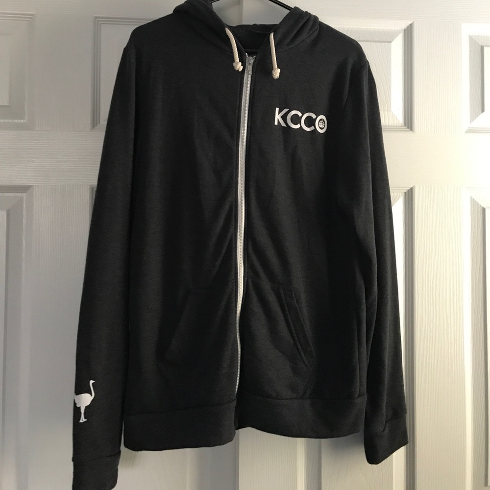 Men's grey zip up chive KCCO