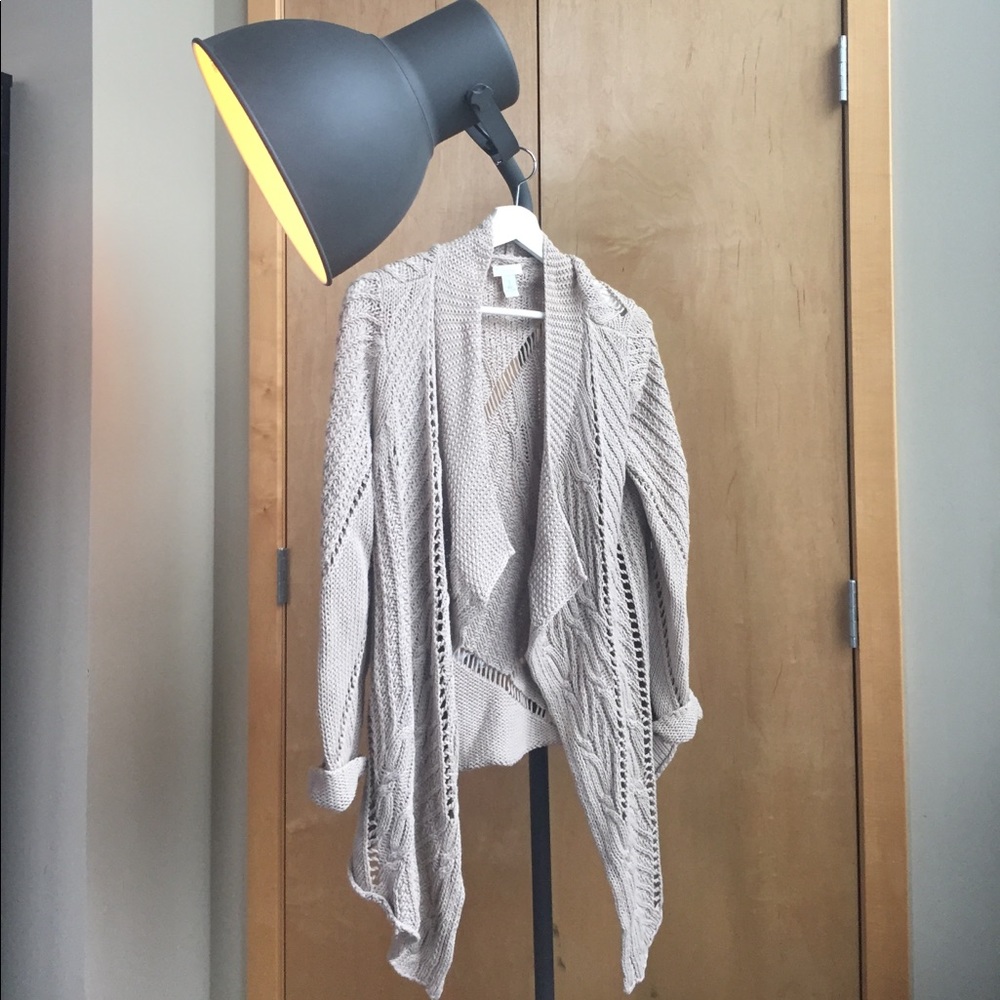 Knitted Asymmetrical Cardigan