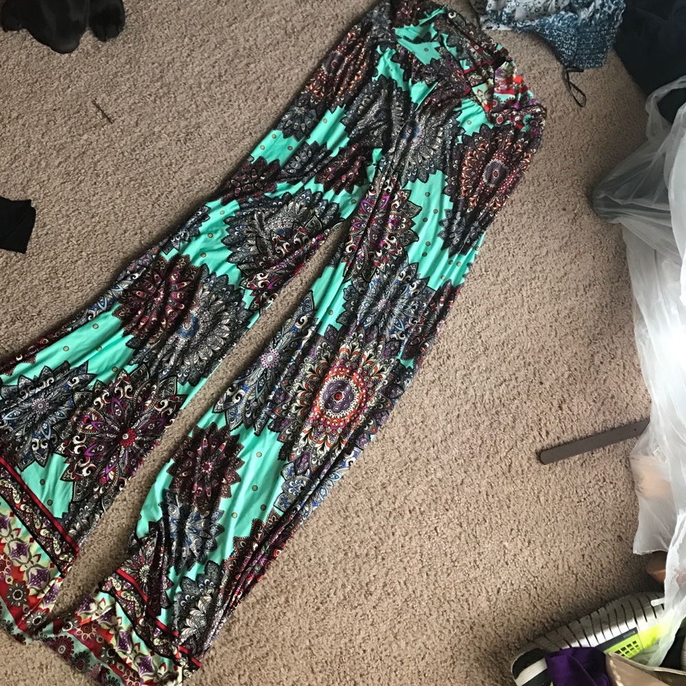 Bell bottom hippy pants