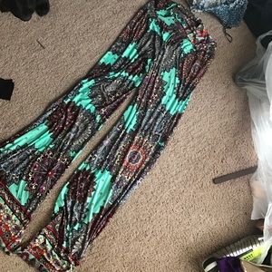 Bell bottom hippy pants