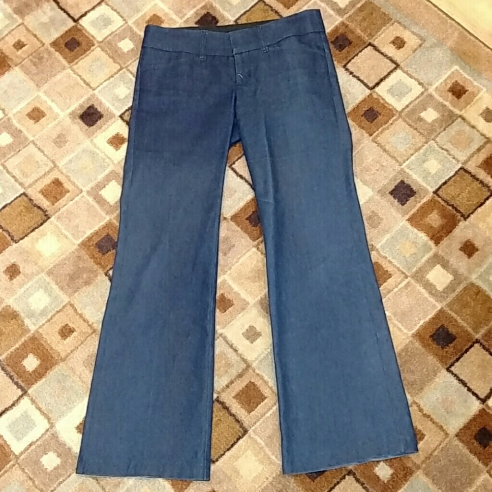 Dark demin flare jeans