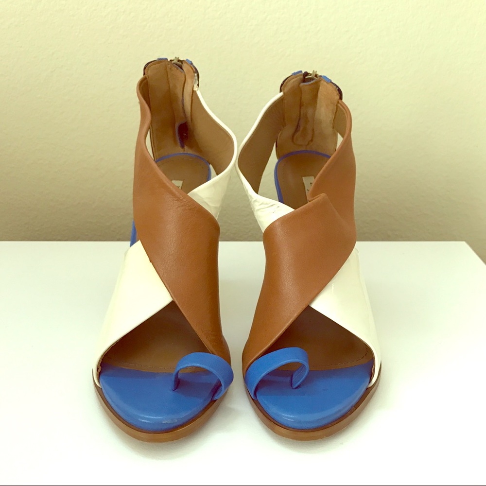 SALE! Zara Woman High Heeled Leather Sandals