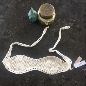 Crochet Strapless Bikini Top
