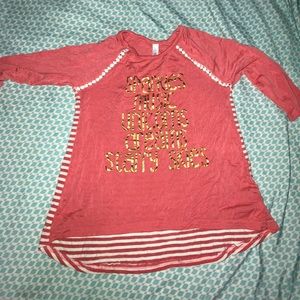 Graphic Unicorn sparkle words Top size 6