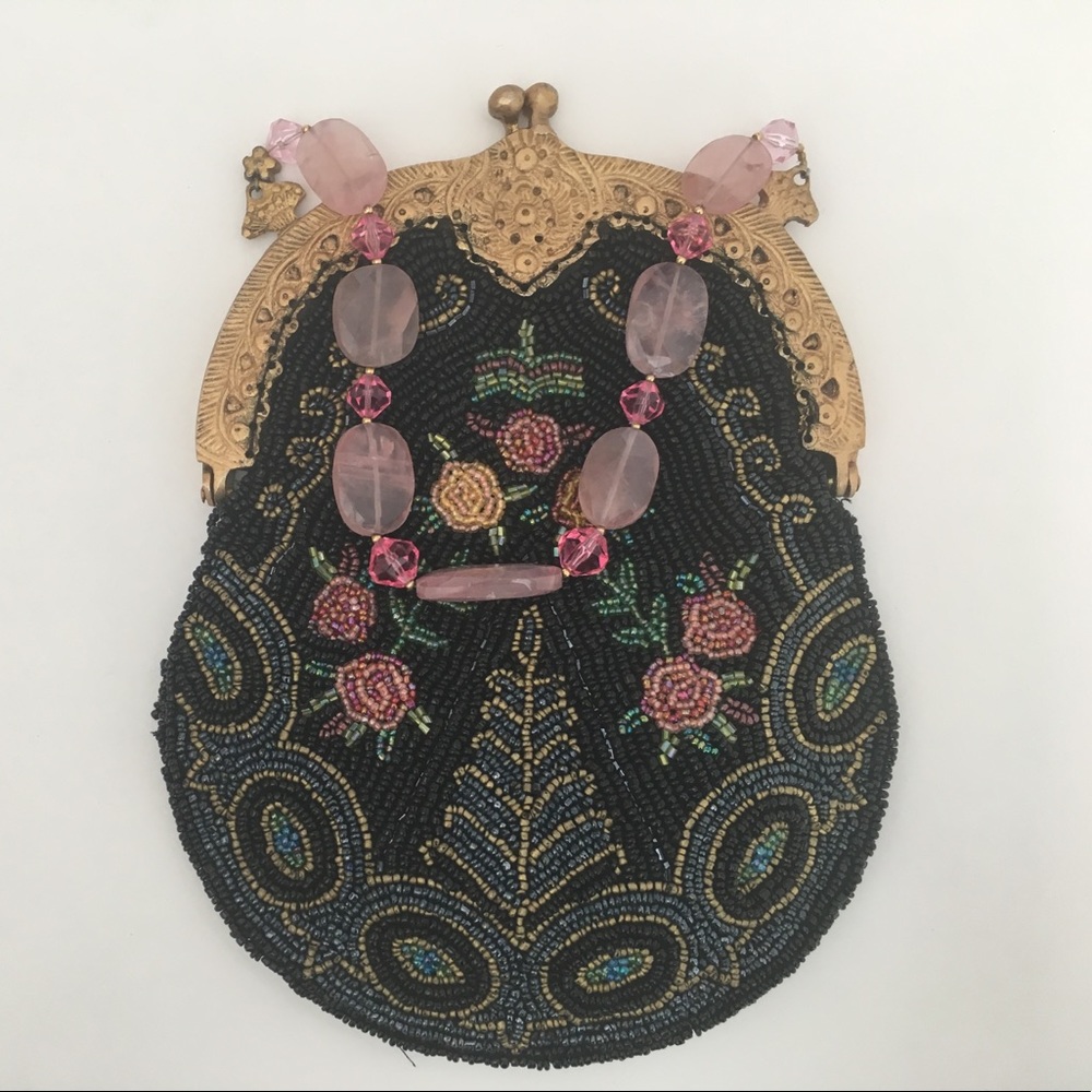 Beautifully beaded Clutch Purse