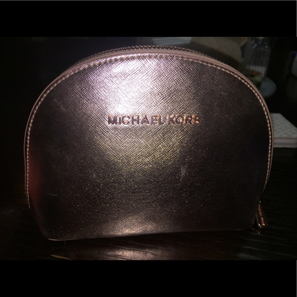 Make up bag authentic Michael kors 💋 rose gold