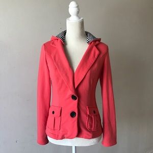 LC Structured Peach Coat size Medium