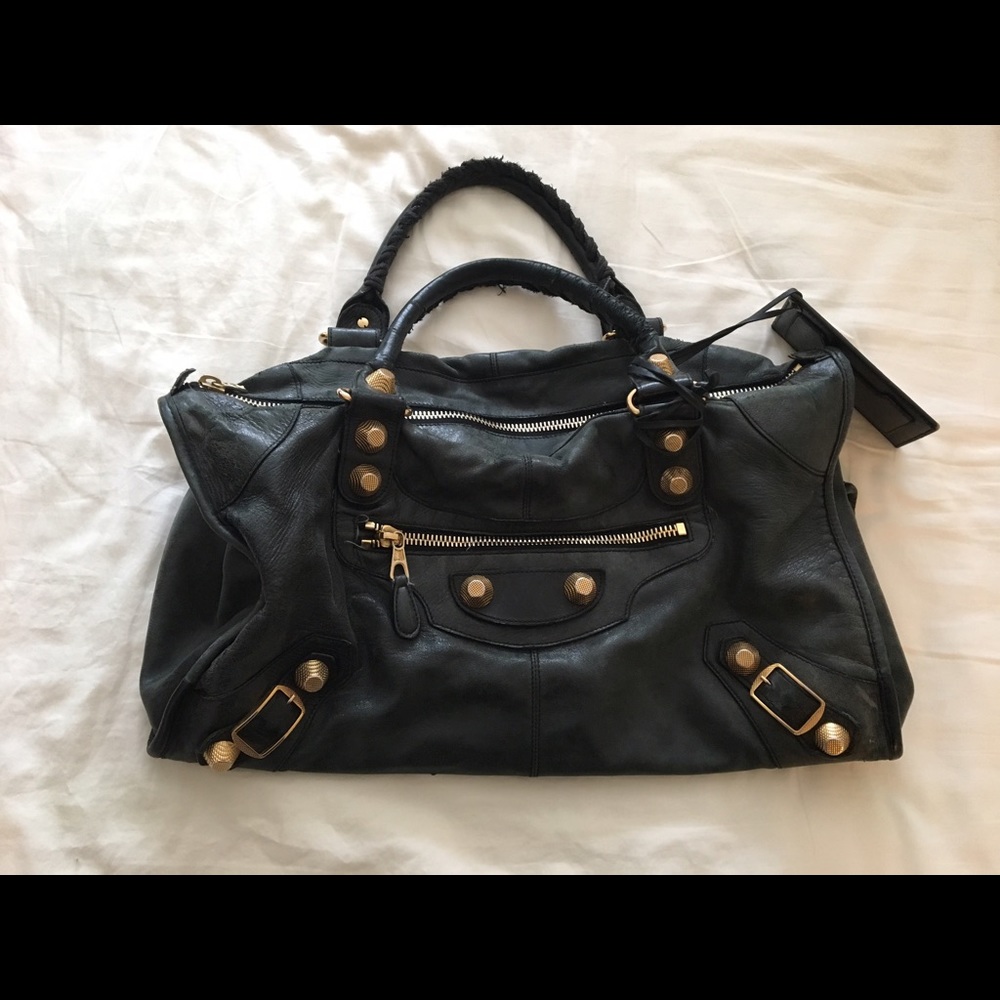 Balenciaga black handbag