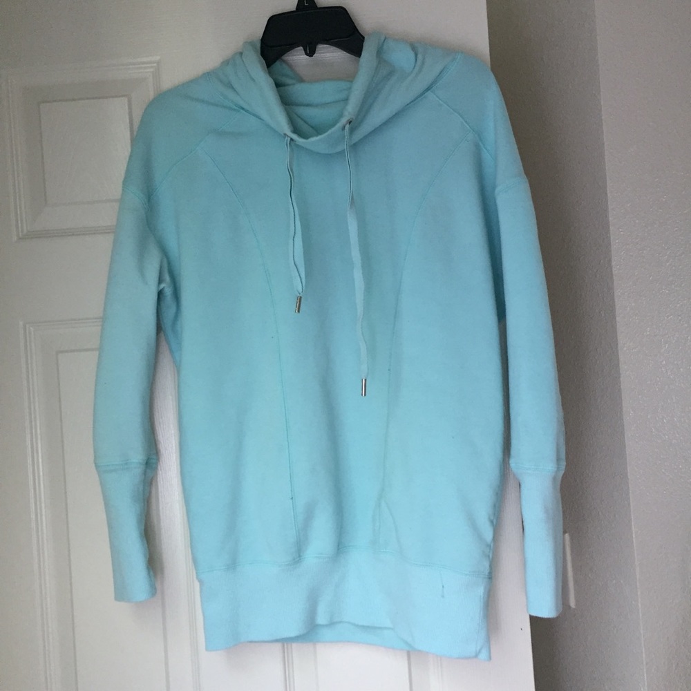 Blue Zella cowl neck sweater