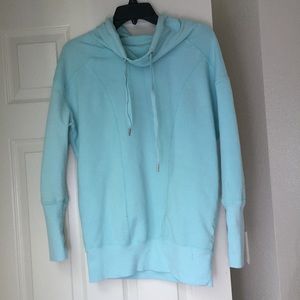 Blue Zella cowl neck sweater