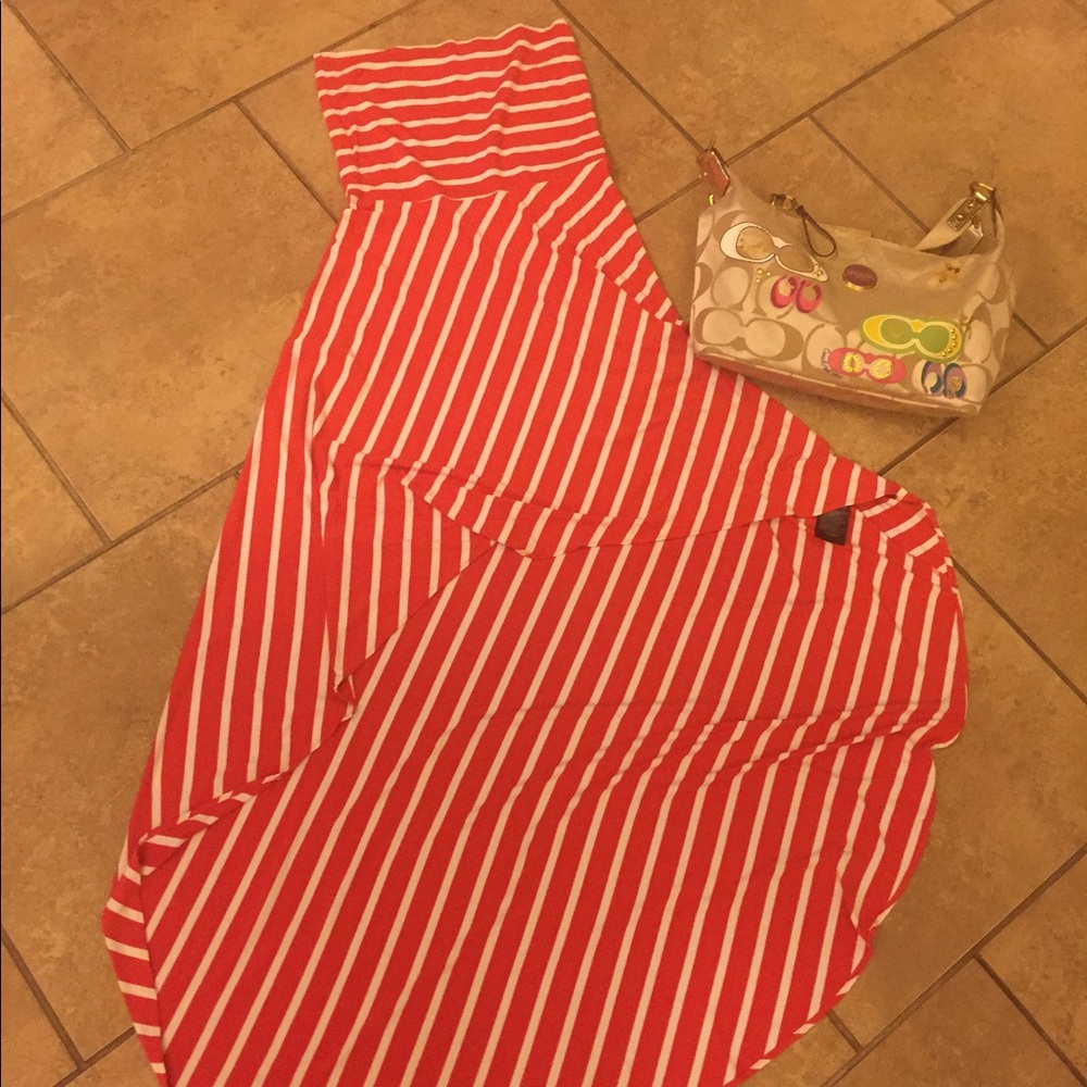 High low bebe dress