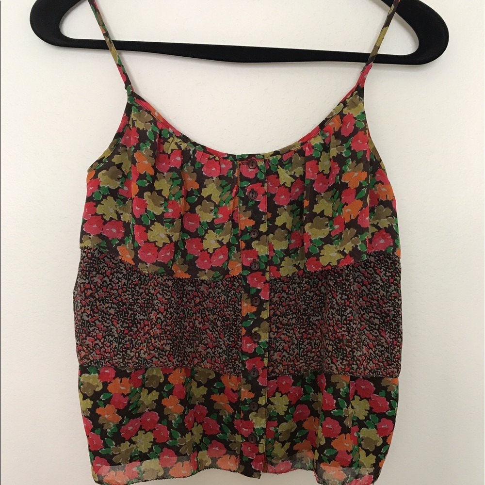 Floral crop top
