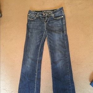 L.A. Idol Jeans with large gem decals