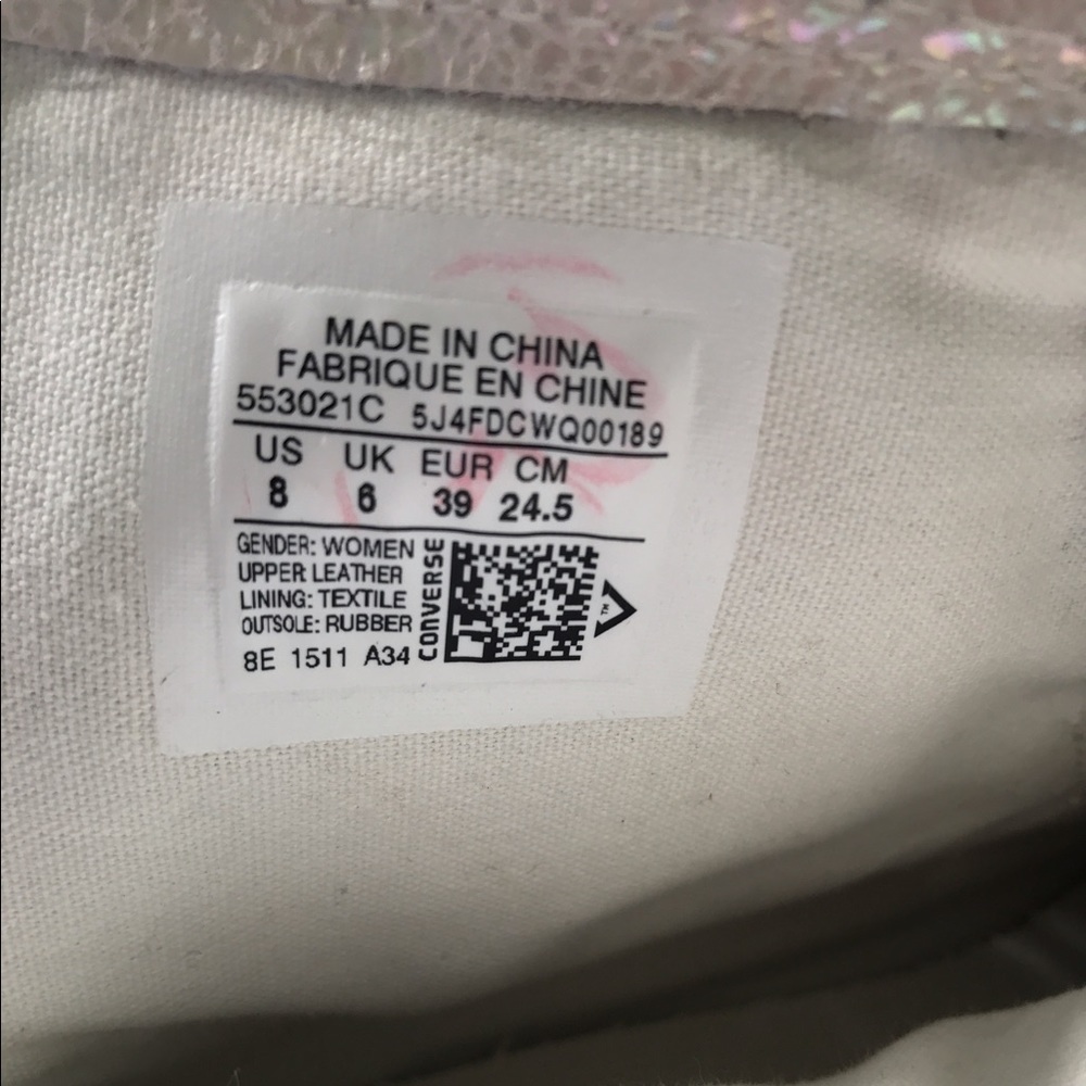 Converse vulc adult, size 8. - Picture 7 of 7