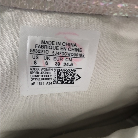 Converse vulc adult, size 8. - Picture 7 of 7