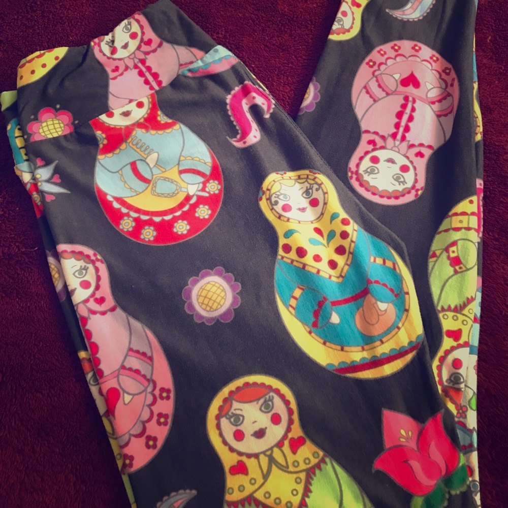 Fabulegs Babushka leggings OS GUC
