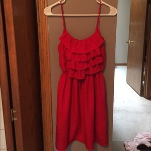 cherry red dress from Forever 21