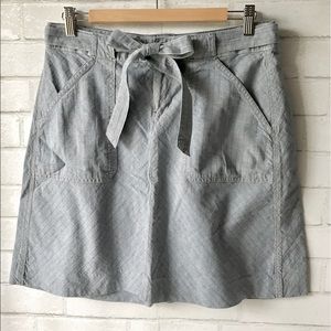 GAP Chambray Retro Style A-line Pocket Skirt S