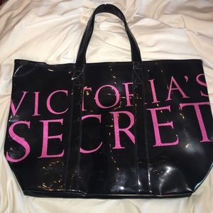 Victoria's Secret PINK glitter tote bag LE