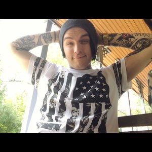 Black & White Flag Shirt