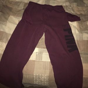 Victoria's Secret Sweat Pants (Maroon)