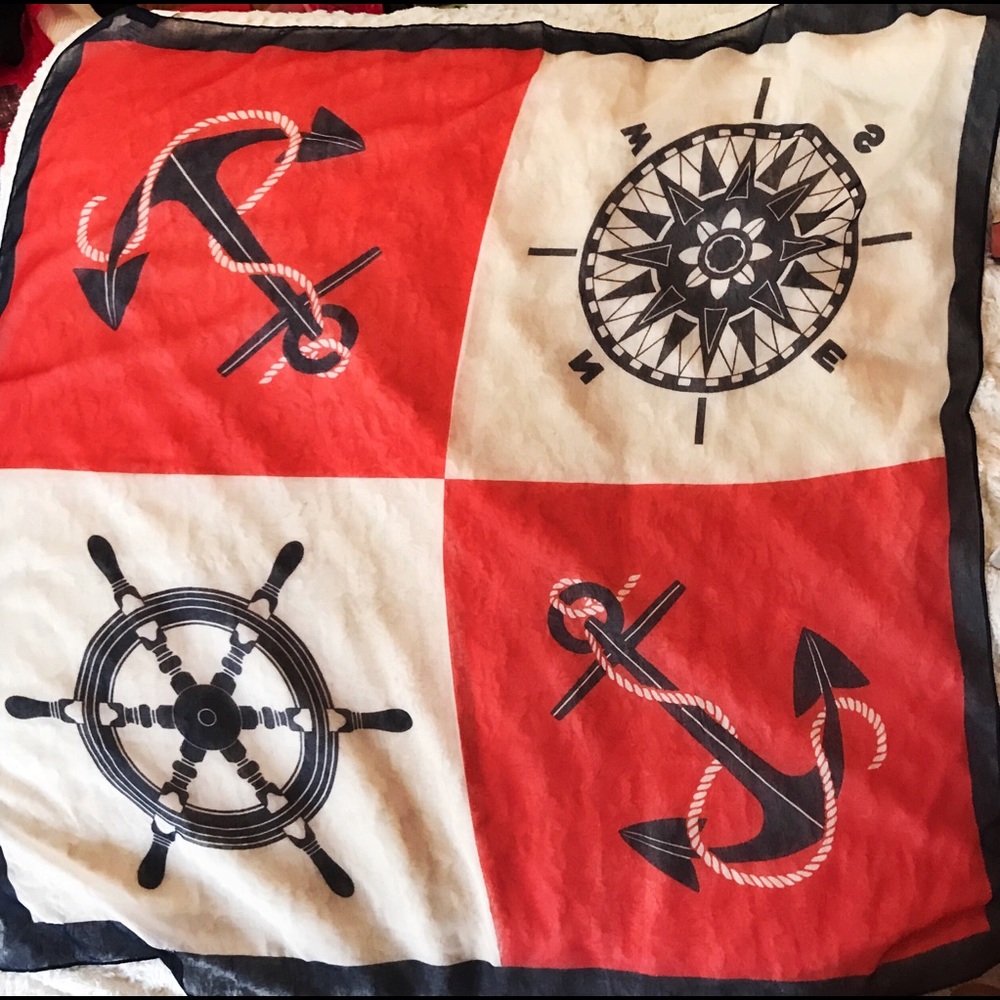 J.Crew nautical scarf!