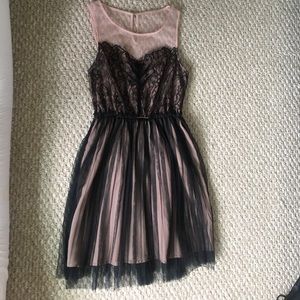Anthropologie lace tulle dress
