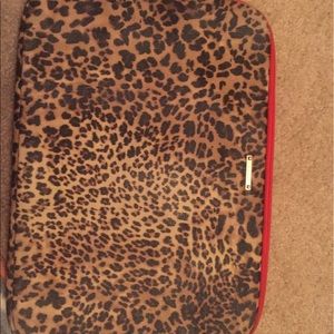 Leopard print Stella & Dot laptop case