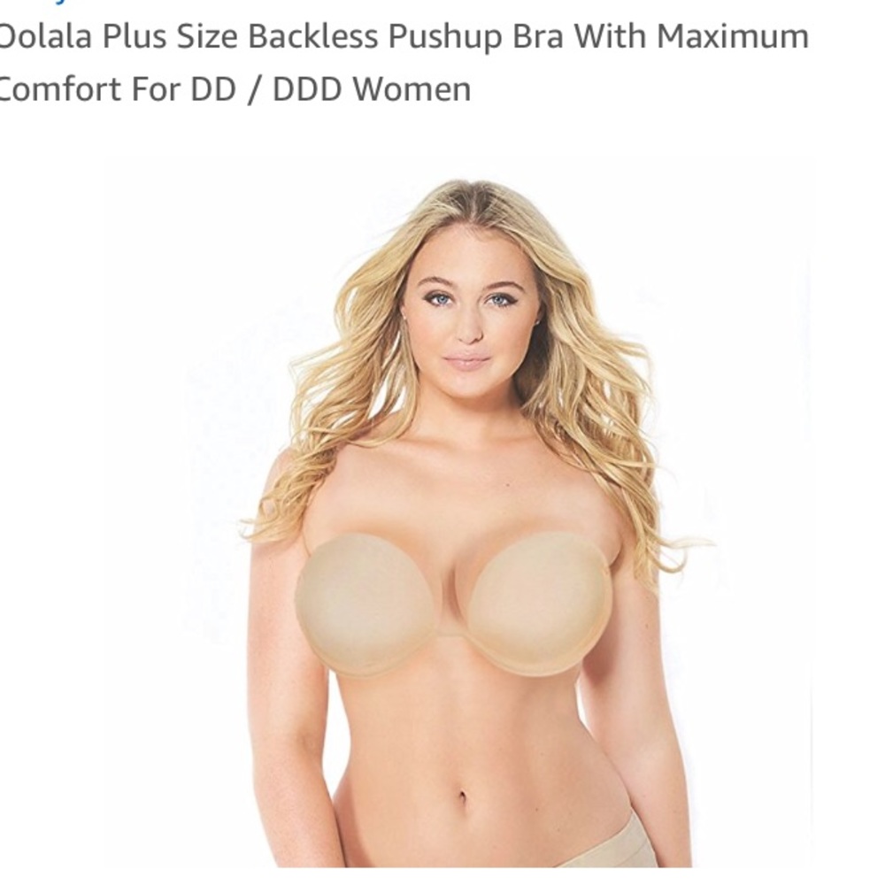 Plus size backless push-up bra-MAX COMFORT