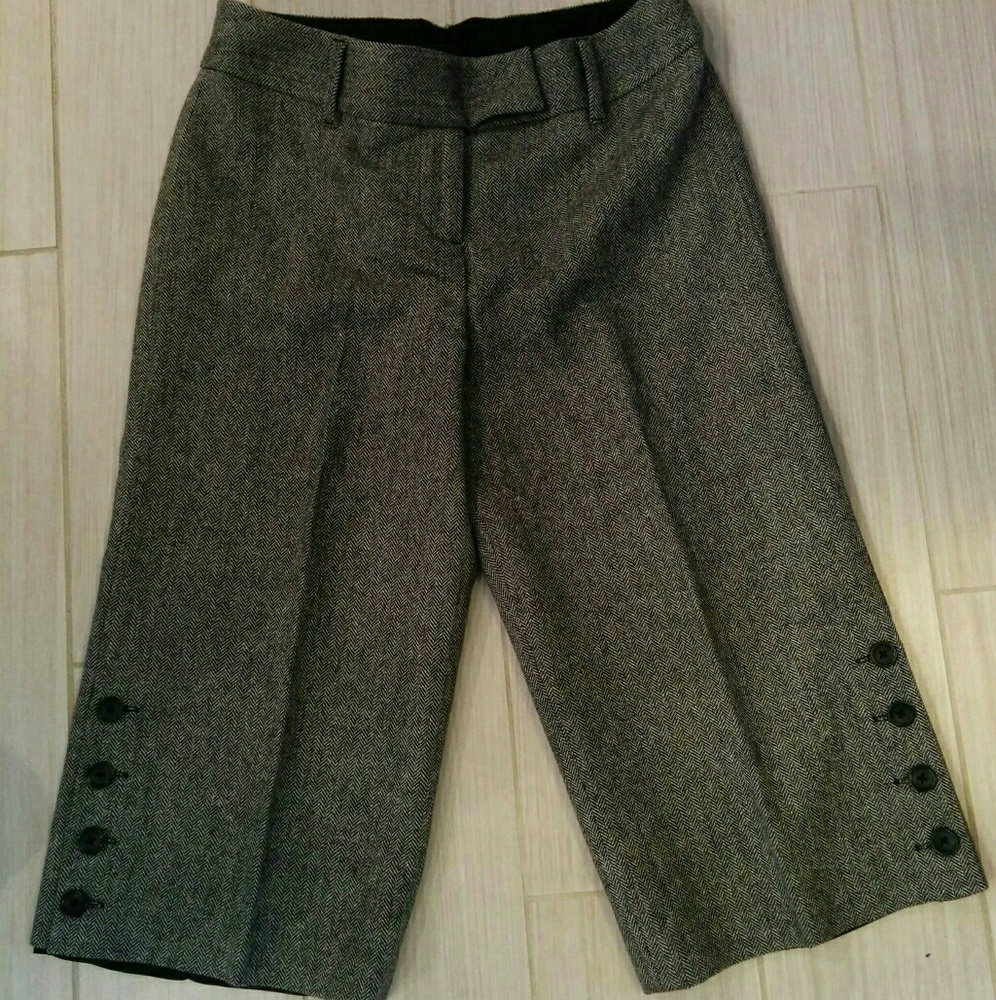 Ann Taylor LOFT Tweed Culotte Pants