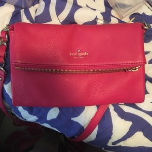 Never used Kate Spade pink Crossbody