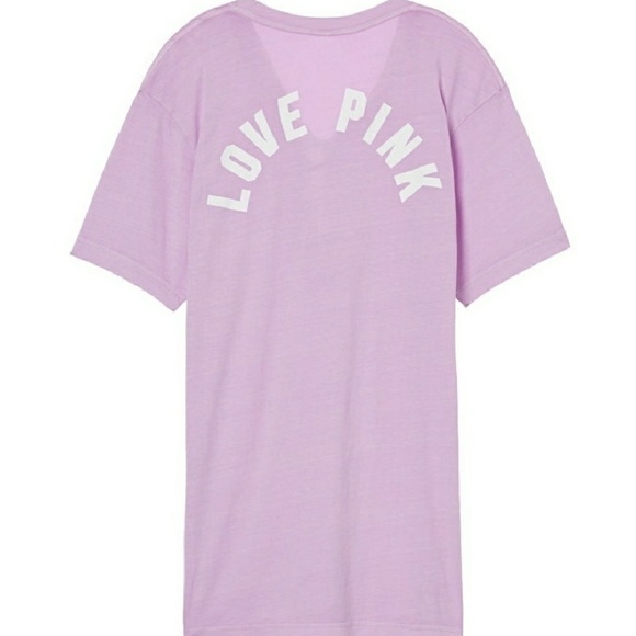 SOLD.VS PINK Campus Lace Up Tee - Picture 3 of 5