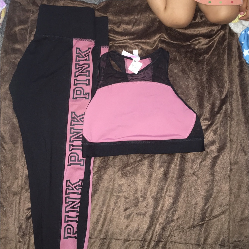 Victoria Secret bralette and  tights