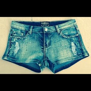 THRILL Jean Shorts sz5