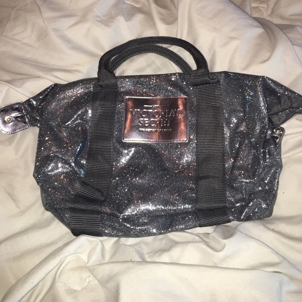 Victoria's Secret PINK LE glitter purse