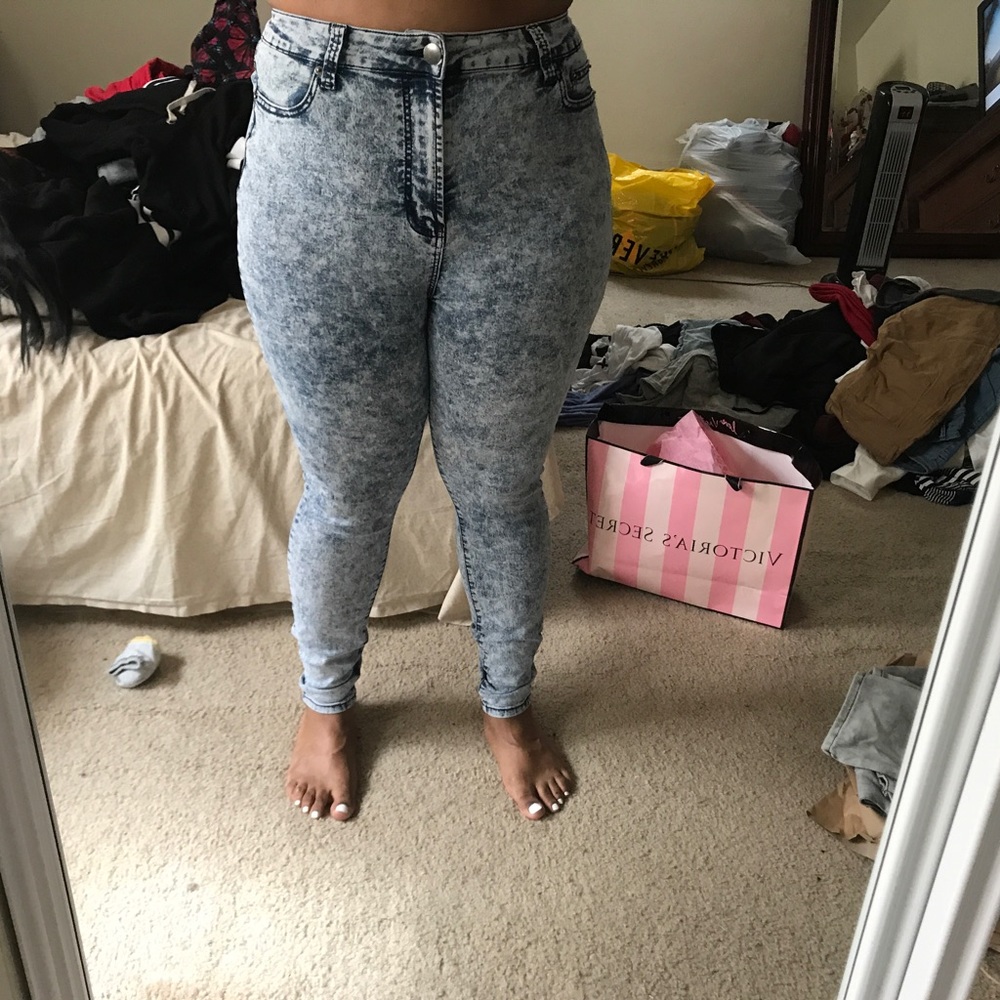 Acid wash jeans!