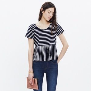Madewell Peplum t-shirt