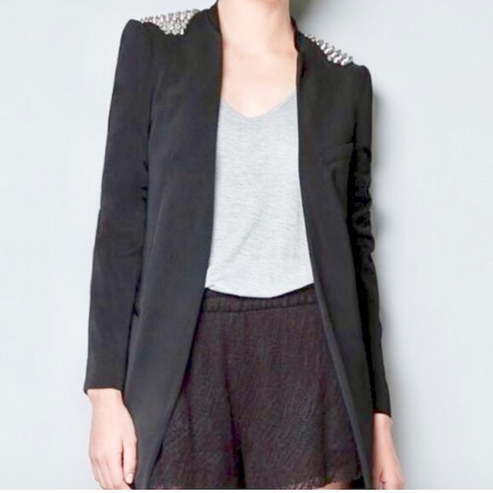ZARA Studded Blazer
