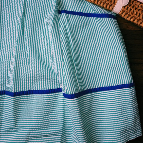  MODCLOTH seersucker halter dress  NWOT - Picture 3 of 4