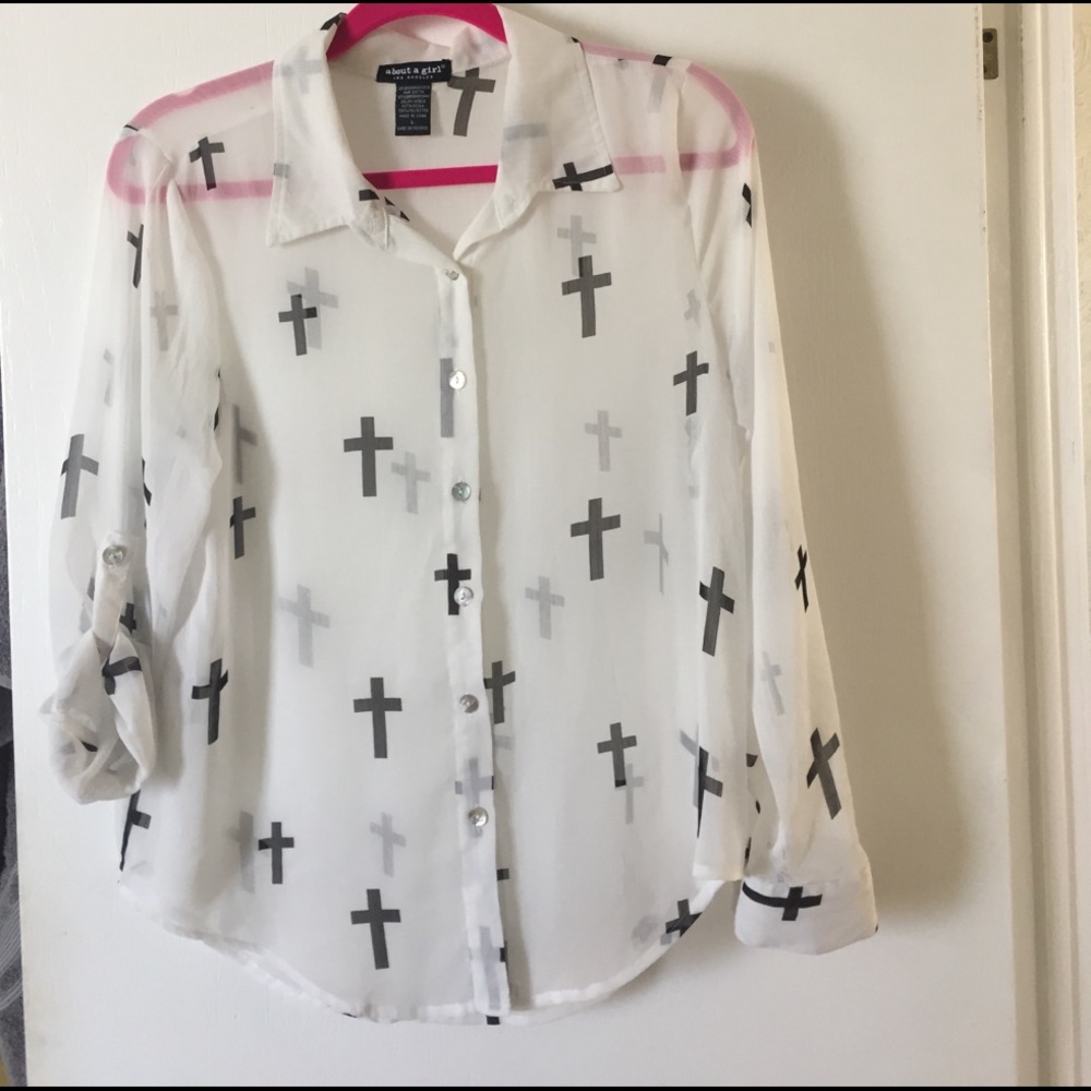 Sheer blouse