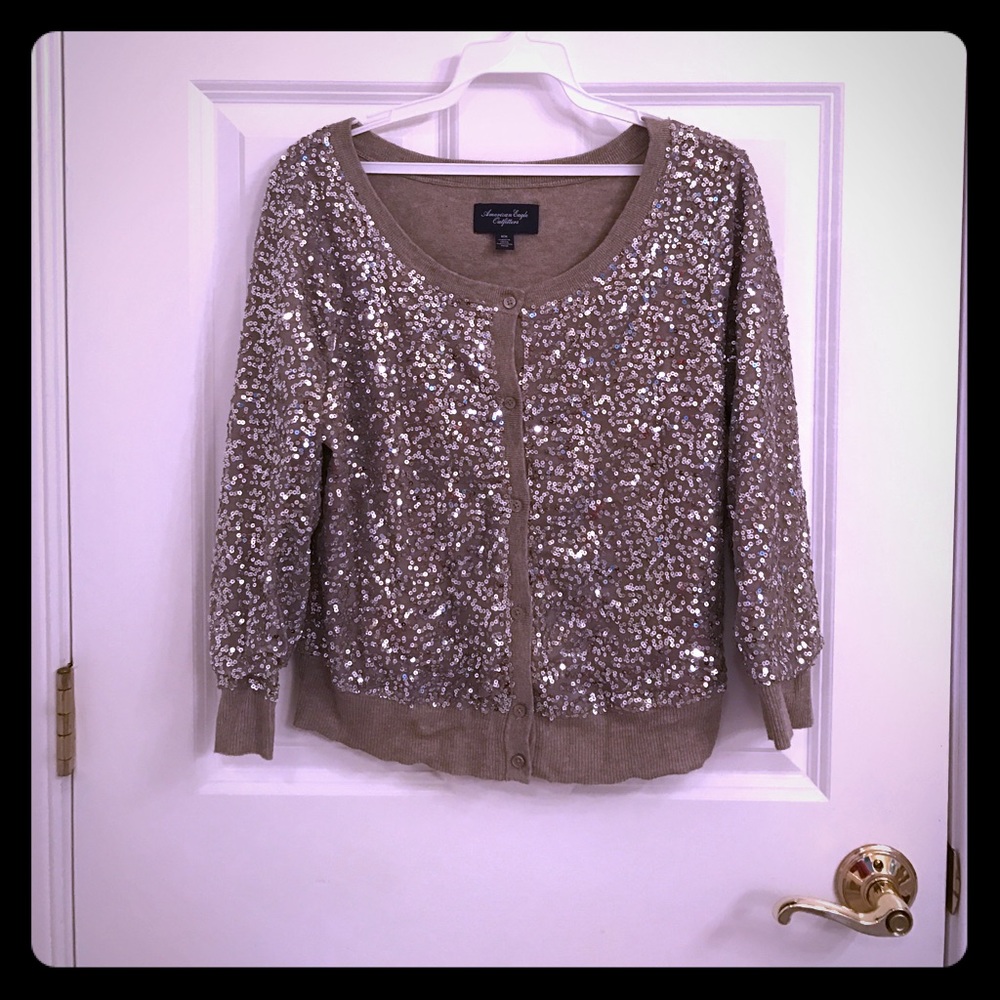 Sparkly sequin cardigan