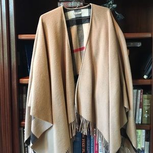 100% Authentic Burberry Shawl cape
