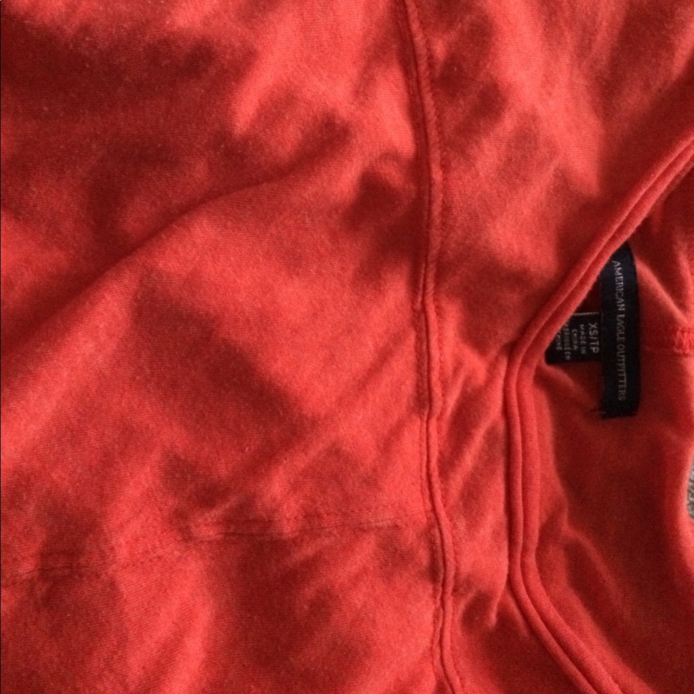American Eagle orange long sleeve T