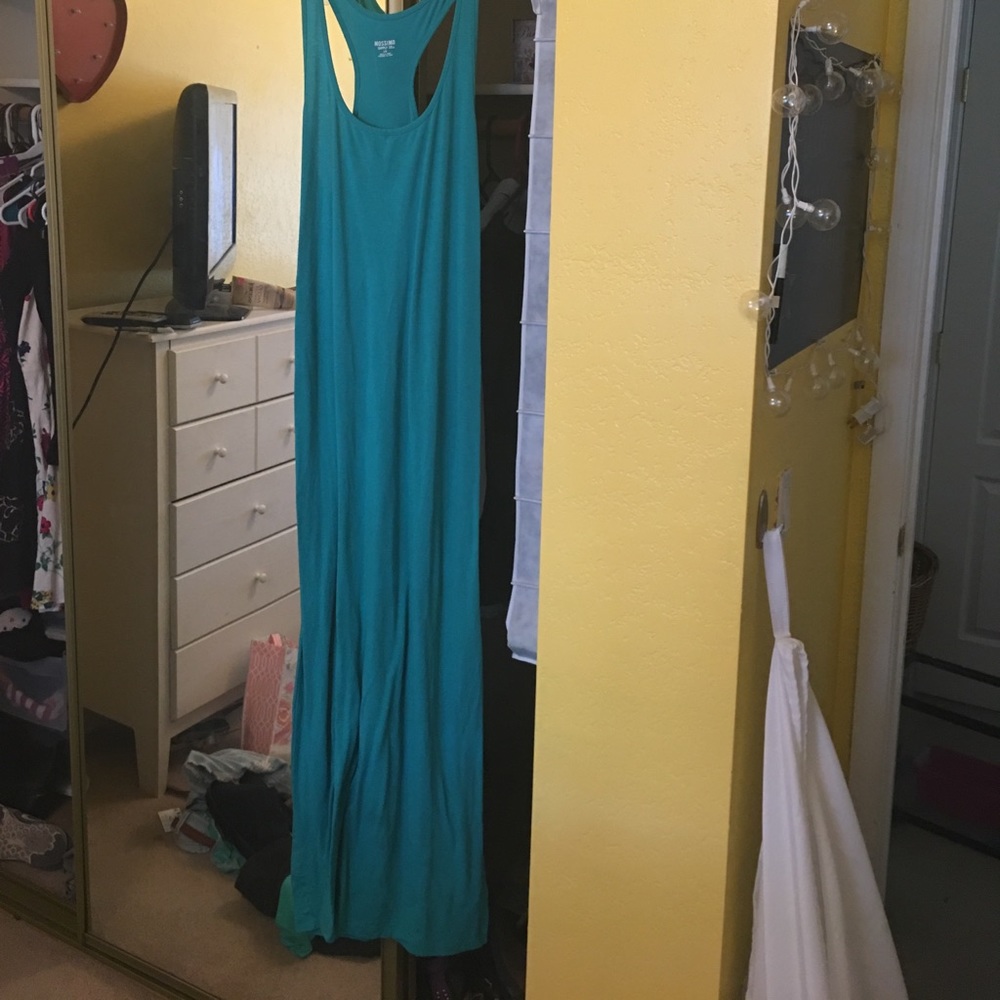 Turquoise maxi dress